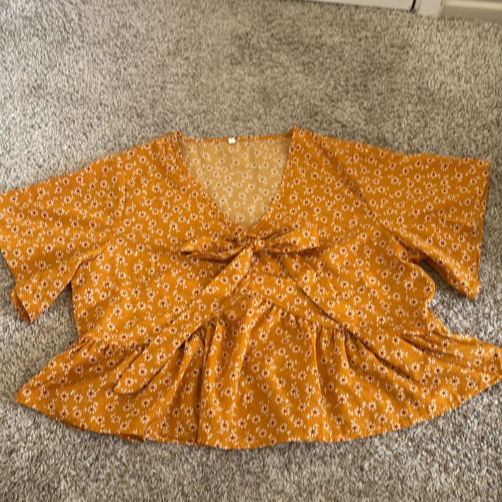 Floral crop top